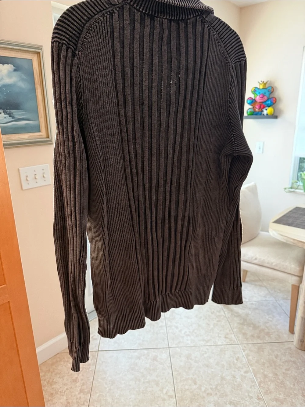 INC International Concepts black ribbed